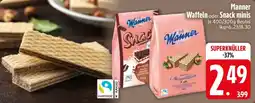 Edeka Manner Waffeln oder Snack minis Angebot