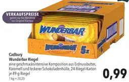 CITTI Markt Cadbury Wunderbar Riegel Angebot