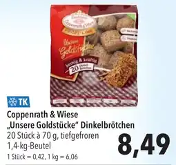 CITTI Markt Coppenrath & Wiese „Unsere Goldstücke“ Dinkelbrötchen Angebot