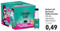 CITTI Markt Berliner Luft Pfefferminzlikör Angebot