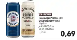 CITTI Markt Flensburger Pilsener oder Grevensteiner Original Angebot