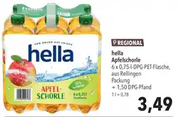 CITTI Markt hella Apfelschorle Angebot