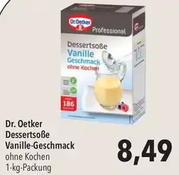 CITTI Markt Dr. Oetker Dessertsoße Vanille-Geschmack Angebot