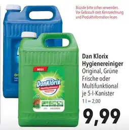 CITTI Markt Dan Klorix Hygienereiniger Angebot
