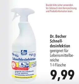 CITTI Markt Dr. Becher Schnell-desinfektion Angebot