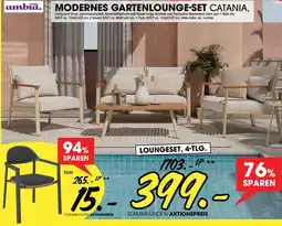 Zurbrüggen GARDEN ambia. MODERNES GARTENLOUNGE-SET CATANIA Angebot