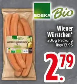 Edeka EDEKA Bio Wiener Würstchen Angebot