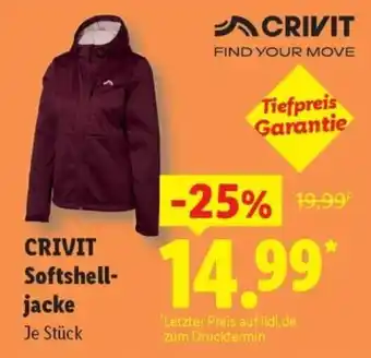 CRIVIT Softshell-jacke