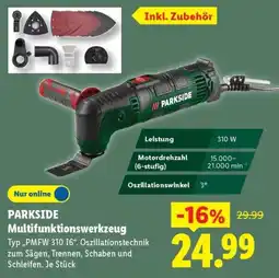 Lidl PARKSIDE Multifunktionswerkzeug Angebot