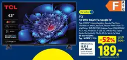 Lidl TCL 4K-UHD-Smart-TV, Google TV Angebot