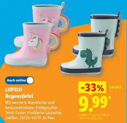 Lidl LUPILU Regenstiefel Angebot