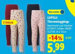 Lidl LUPILU Thermoleggings Angebot