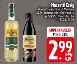 Edeka Mazzetti Essig Angebot