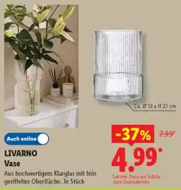 Lidl LIVARNO Vase Angebot