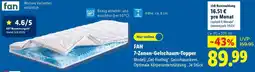 Lidl FAN 7-Zonen-Gelschaum-Topper Angebot