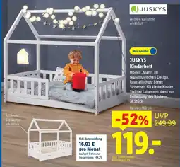 Lidl JUSKYS Kinderbett Angebot