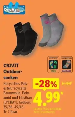 Lidl CRIVIT Outdoor-socken Angebot