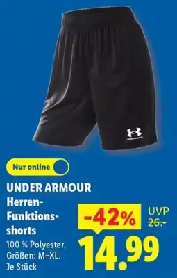 Lidl UNDER ARMOUR Herren-Funktions-shorts Angebot