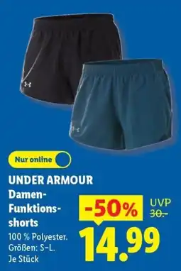 Lidl UNDER ARMOUR Damen-Funktionsshorts Angebot