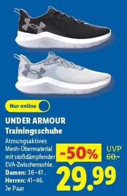 Lidl UNDER ARMOUR Trainingsschuhe Angebot