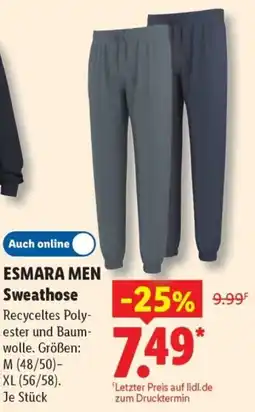 Lidl ESMARA MEN Sweathose Angebot