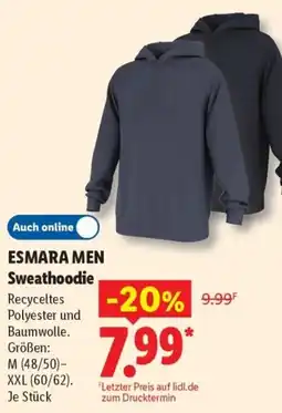 Lidl ESMARA MEN Sweathoodie Angebot