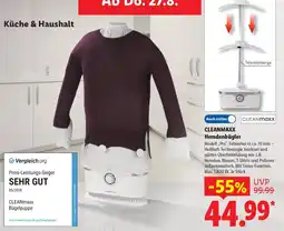 Lidl CLEANmaxx Hemdenbügler Angebot