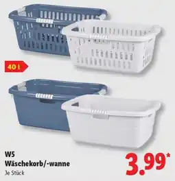 Lidl W5 Wäschekorb/-wanne Angebot