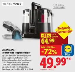 Lidl CLEANmaxx Polster- und Teppichreiniger Angebot