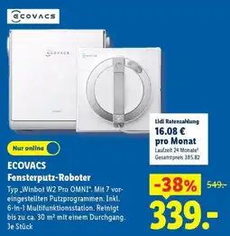 Lidl ECOVACS Fensterputz-Roboter Angebot