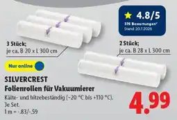 Lidl SILVERCREST Folienrollen für Vakuumierer Angebot