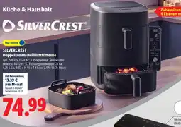 Lidl SILVERCREST Doppelzonen-Heißluftfritteuse Angebot