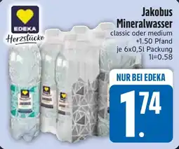Edeka EDEKA Herzstücke Jakobus Mineralwasser Angebot