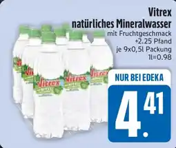 Edeka Vitrex natürliches Mineralwasser Angebot