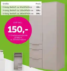 Mömax Drehtürenschrank „DUNE 4“ Angebot