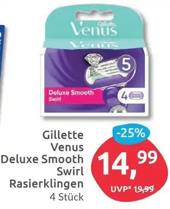 Budni Gillette Venus Deluxe Smooth Swirl Rasierklingen Angebot