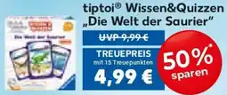 Edeka Ravensburger tiptoi Wissen&Quizzen ,,Die Welt der Saurier" Angebot
