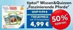 Edeka Ravensburger tiptoi Wissen & Quizzen ,,Faszinierende Pferde" Angebot