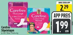 Edeka Carefree Slipeinlagen Angebot