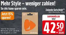 Edeka Zalando Gutschein Angebot