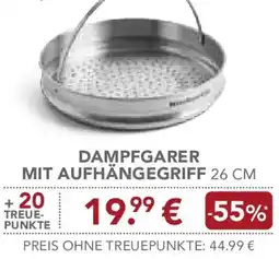 Edeka KitchenAid Dampfgarer mit aufhängegriff 26 cm Angebot