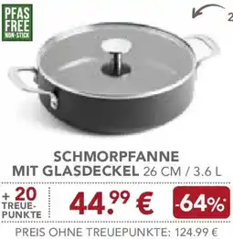 Edeka KitchenAid Schmorpfanne mit glasdeckel Angebot