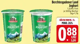 Edeka Berchtesgadener Land Joghurt Angebot
