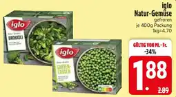 Edeka iglo Natur-Gemüse Angebot