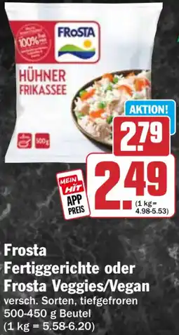 HIT Frosta Fertiggerichte oder Frosta Veggies/Vegan Angebot