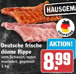 HIT Deutsche frische dünne Rippe Angebot