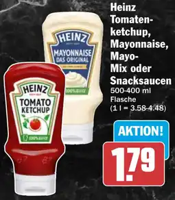 HIT Heinz Tomatenketchup, Mayonnaise, Mayo Mix oder Snacksaucen Angebot