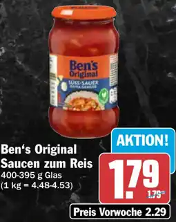 HIT Ben's Original Saucen zum Reis Angebot