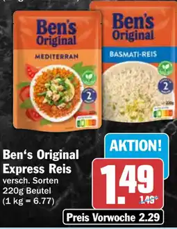 HIT Ben's Original Express Reis Angebot