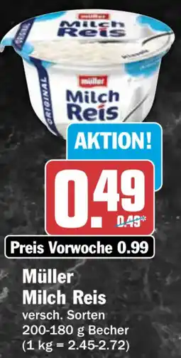HIT Müller Milch Reis Angebot